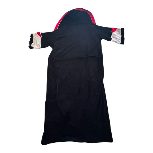 Vintage Playboy Unisex Terry Cloth Black Red Hugh Hefner L/XL Made in USA Robe - Picture 7 of 7